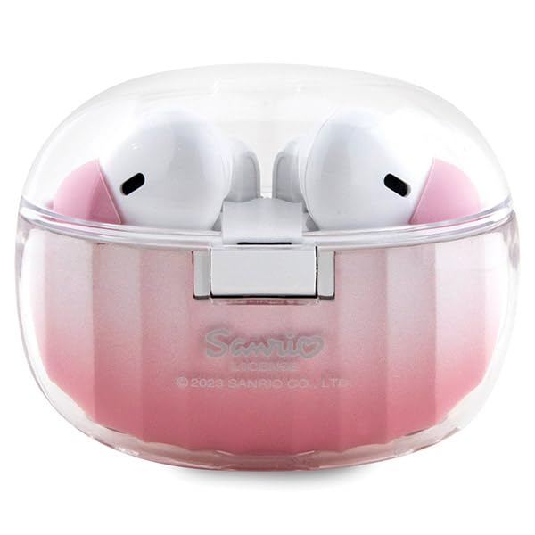 CG MOBILE Hello Kitty - Écouteurs True Wireless avec Kitty Head Logo Print - Rose