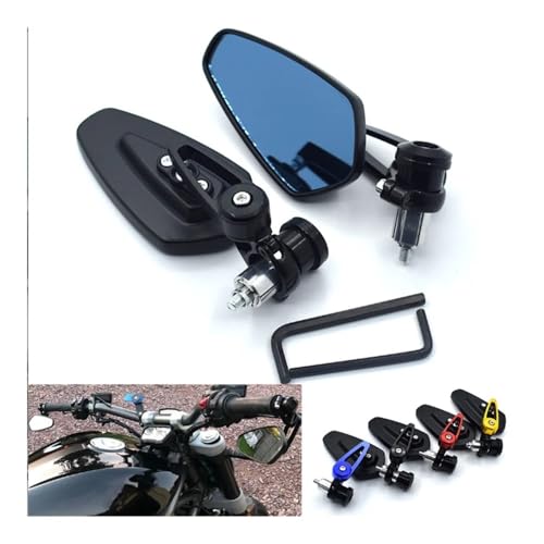 Espejos retrovisores de 22mm para motocicletas Buell XB12R y XB9 con manillar de 7/8 pulgadas 2
