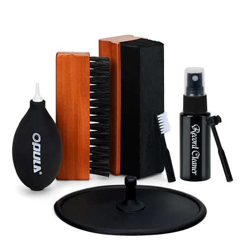 OPULA 7-in-1 Vinyl Record Cleaning Kit Complete -...