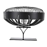 Sxhlseller Ventilateur de Cheminée Rond en Alliage D'aluminium,...