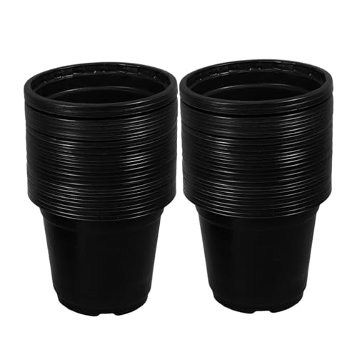 SUPVOX 100pezzi Vasi da Vivaio per Coltivazione Piante Vasi da Giardino di Drenaggio Forniture per Piante Riutilizzabili Adatti da Interno e Vivaismo