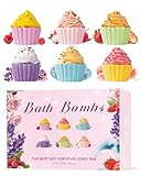 Vikkent Badebomben Geschenkset, 12er Set Badebomben im Kristallhöhlen-Design, Verwöhnt & befeuchtet zarte Haut, Luxus-Geschenkbox für Frauen, Mama, Freundin, Mütter, Weihnachten