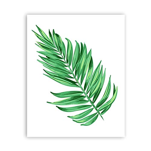 Impression d'art sur toile tropicale pour créer un salon zen et lumineux