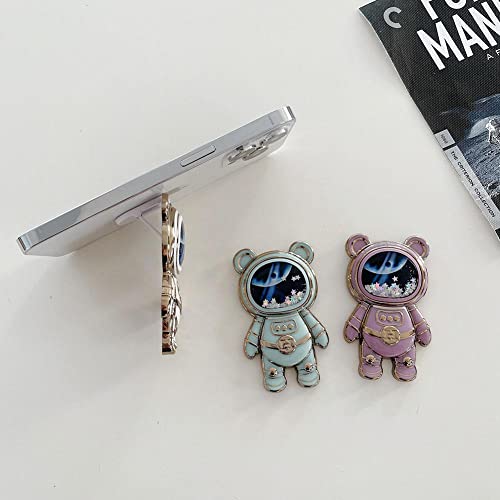 Cute Phone Stand Holder,Cell Phone Astronaut Hidden Kickstand For Desk,Astronaut Phone Holder,Adjustable Tablet Phone Ring Stand With 3D Moving Star Sequins For Girls Women #TOP2