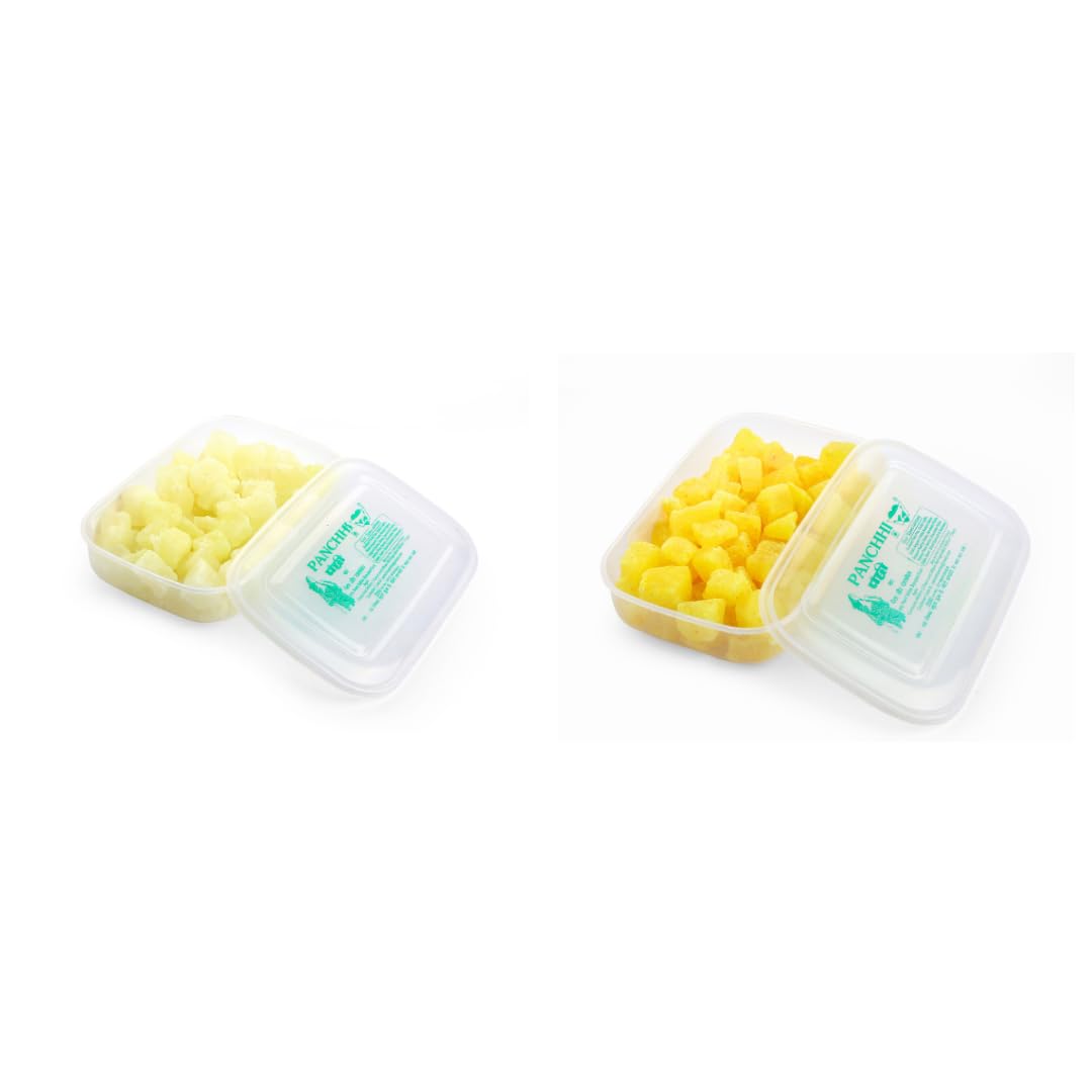 Panchhi Ka Petha 500 Gram Each (Cherry & Kesar Cherry) - Original Agra Petha | Traditionally Premium Ash Gourd (Since 1926), White Fresh & Juicy, Preservative Free Delicious Healthy Indian Sweet