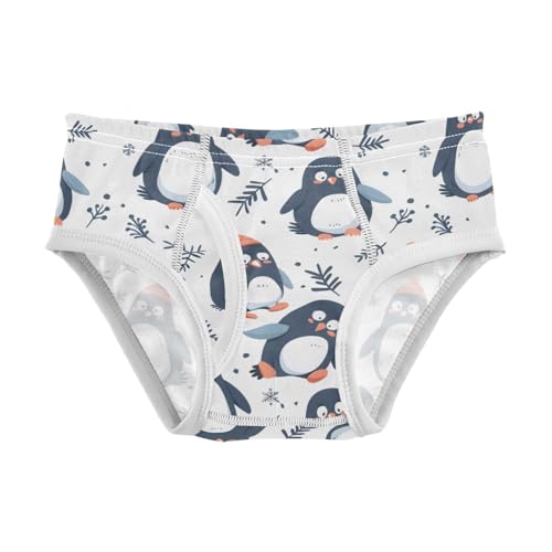 Cute Penguins Seamless Boys' Underwear 100% Cotton Boys' Briefs Soft Toddler Underwear
