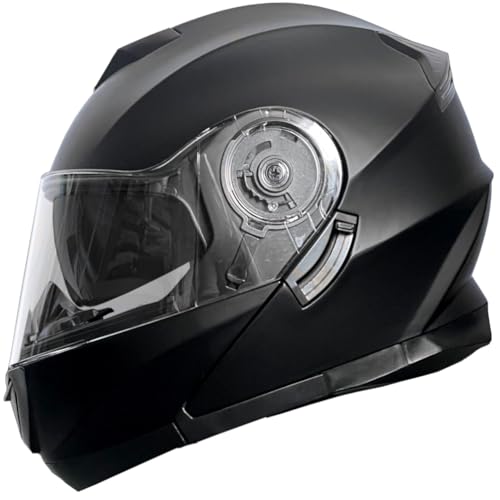 Klapphelm Rallox Motorradhelm 160 matt schwarz Größe XL