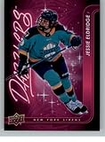 2025 Upper Deck PWHL Dazzlers Pink #DZ-9 Jessie Eldridge New York Sirens Official Hockey Card in Raw (NM or Better) Condition