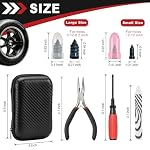 73 Pcs Tire Plug Kit, Quick Self-Service Emergency Tire Repair Screws Kit - Image 6