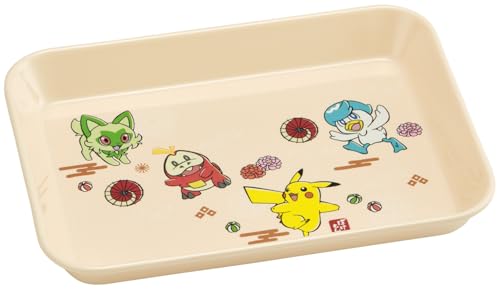 スケーター(Skater) 小皿 メラミン ミニプレート システム食器 L トレー 皿 ポケモン 22.2cm×16.2cm MTSI5