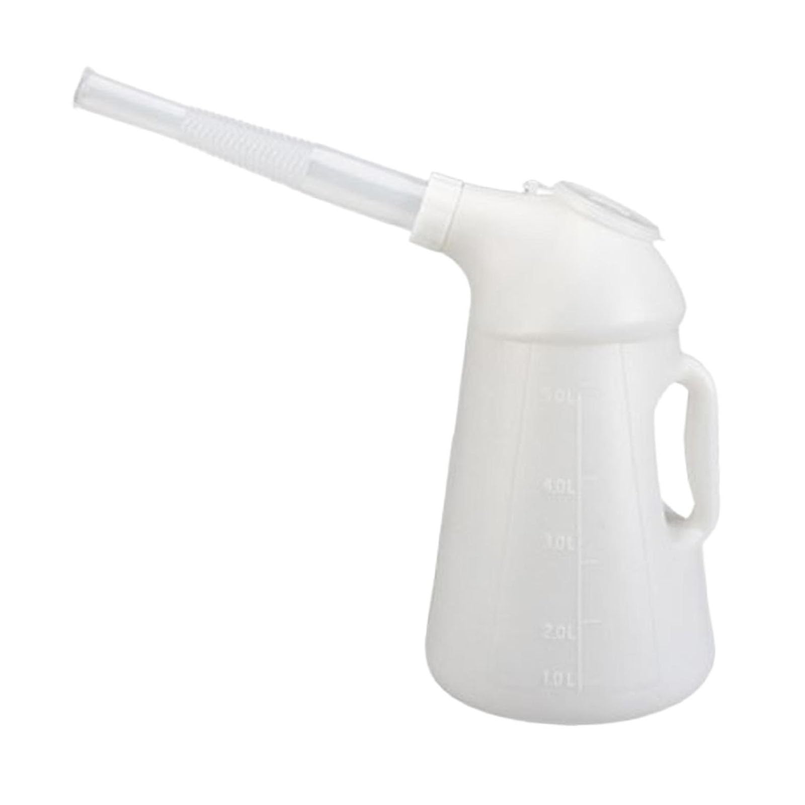 Buxuaaaa 5L Oil Container With Spout Oil Dispensing Bottles Measuring Container Tool Leakage Proof Engine Dispenser Dispenser