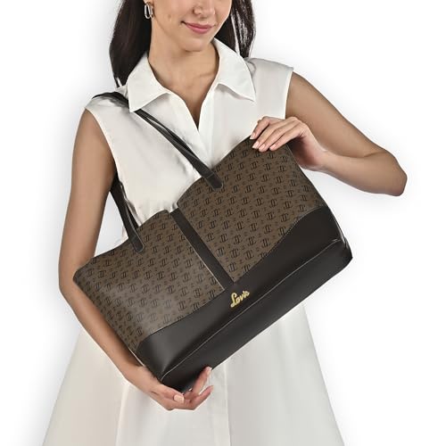 Image of Lavie Women's Mono LL Samara Tote Bag for Women | Tote Handbag for Work | Ladies purse | Stylish Shoulder Bag | Gift for Women