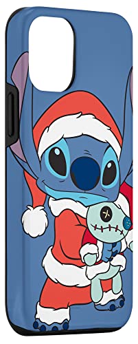 Coque iPhone 12 Disney Stitch cadeau de Noël bleu pervenche - 3