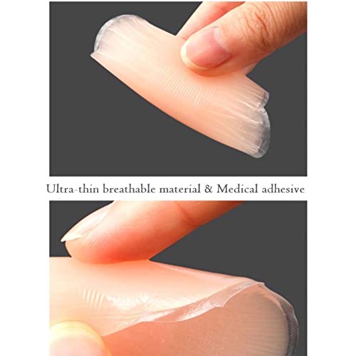 Silicone Nipple Cover, 6 Pairs Reusable Breast Pasties, Adhesive Invisible Petals Stickers for Women & Men, Waterproof Ultra Thin Nippleless Covers Nude3