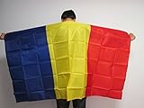 AZ FLAG UMHANGFLAGGE RUMÄNIEN 150x90cm - RUMÄNISCHE Cape Fahne 90 x 150 cm - flaggen