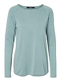 damen pullover stricken youtube Rippdetails VERO MODA Female Pullover Gestricktes LSlate