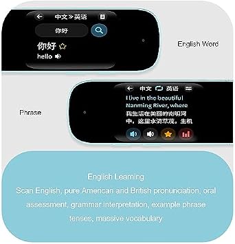 Pyhodi Smart Scanner Pen, Text, 3600 DPI, 650mAh Battery, English & Chinese Translation, 9 Functions, HD