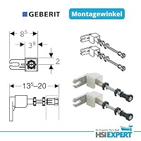 Geberit Spülkasten Omega 82 cm Bartolo WC spülrandlos Betätigungsplatte WC Sitz SoftClose Set – Ansicht 6