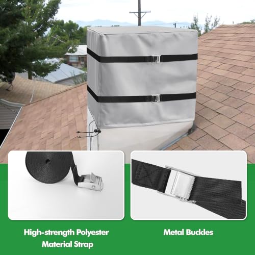 Swamp Cooler Cover for Evaporative Cooler, Down Draft, 40"W x 40"D x 43"H by TWAKAP - Used condition - Image 3
