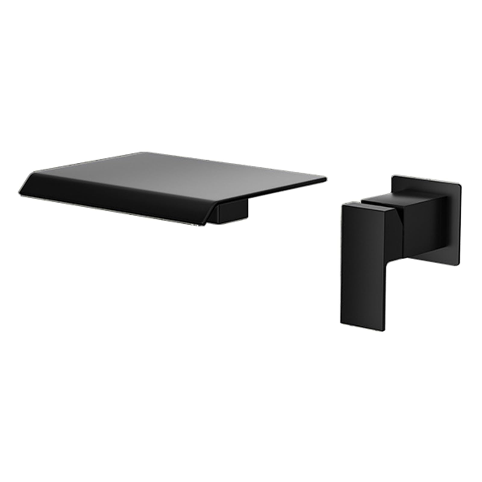 Robinet de lavabo mural eau chaude et froide pour vasque sur comptoir moderne