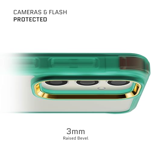 Image of Ghostek Covert Galaxy S24 Plus Phone Case Clear with Military Grade Shockproof Protection, Non-Slip Grip, Protective Silicone Cover Designed for 2024 Samsung Galaxy S24+ (6.7 inch) (Teal)