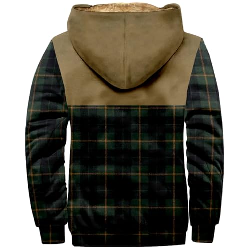 Men's Aztec Hoodies Jackets Long Sleeve Zip Up Winter Sweatshirt Coat Casual Vintage With Pocket, S-5XL4