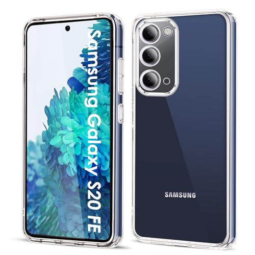 Filoto Ultra Clear Hülle für Samsung Galaxy S20 FE, Transparent Vergilbungsfrei Slim Soft Silikon Handyhülle, Anti-Fingerabdruck Kratzfest Stoßfest Fallschutz Ultra Dünn TPU Schutzhülle (Clear)