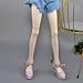SISON BENNE 1 Pair BJD Shoes for 1/3 BJD Dolls 60cm / 24 inch Girl Doll High Heels Shoes (Pink,for 1/3 BJD Doll)
