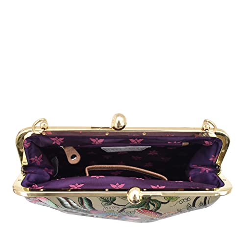 Anuschka Women’s Hand Painted Genuine Painted Leather Medium Frame Crossbody4