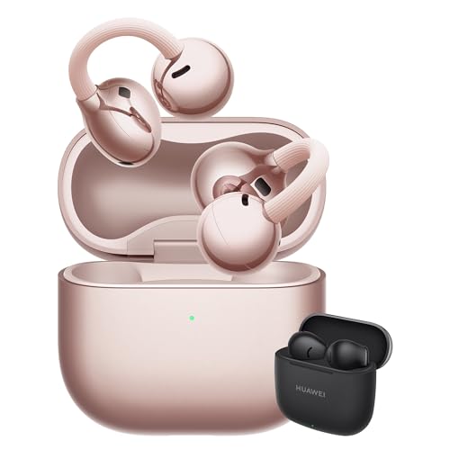 Écuteurs sans fil HUAWEI FreeClip 2 et FreeBuds SE 3 Noir avec écoute ouverte rose doré