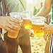 Kuerqi 100 Pack 8 Oz Plastic Cups, Clear Plastic Cups 8 Oz, Durable Party Cups for Home Office Outdoor