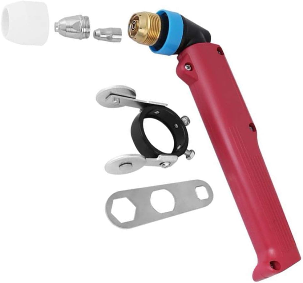 Tool Zone Plasma Cutting Non-touch Torch P80 Head Body with Metal Roller Guide Wheel Spacer Consumables for Plasma Cutter