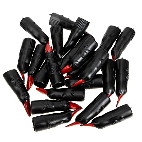 ORFOFE Press Nails Nails 24pcs Plastic Fingers Halloween Fingernails for Costume Party