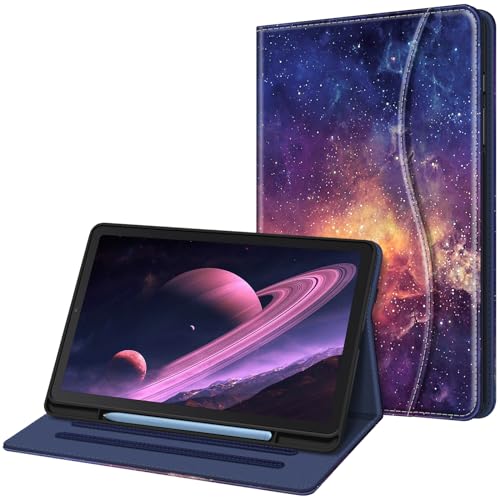 FINTIE Coque pour Samsung Galaxy Tab S6 Lite 10.4 Pouces 2024/2022/2020 - Housse Multipositions Etui avec Poche Frontale et Fonction Sommeil/Réveil...