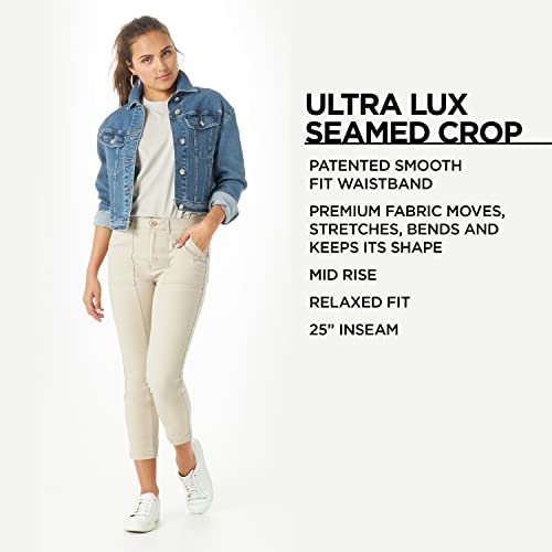 Lee Women's Ultra Lux High-Rise Seamed Crop Pant, Fern, 14 #TOP5