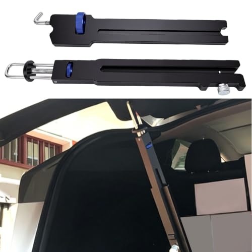 Varilla retráctil para capó de coche y soporte de maletero ajustable 2