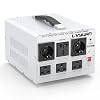LVYUAN 5000W Watt Voltage Transformer Converter Step Up/Down Converter 110/120 Volt - 220/240 Volt with 3 US&2 EU&1 Universal Outlet and CE Certified,Circuit Break Protection