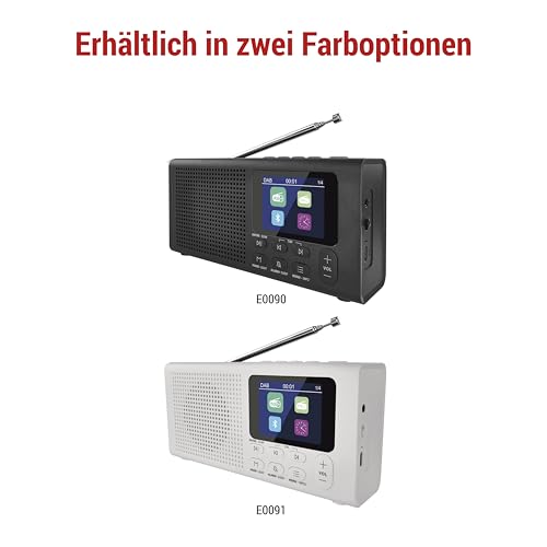 Radio DAB+ Bluetooth EMOS : radio numérique portable double alimentation - 6