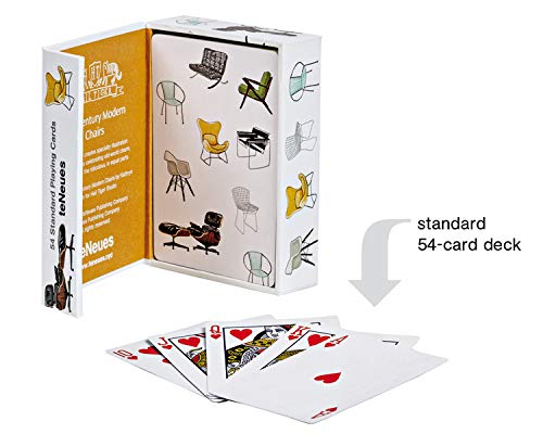 Baraja de cartas Póker teNeues 54 cartas azul miniatura 4