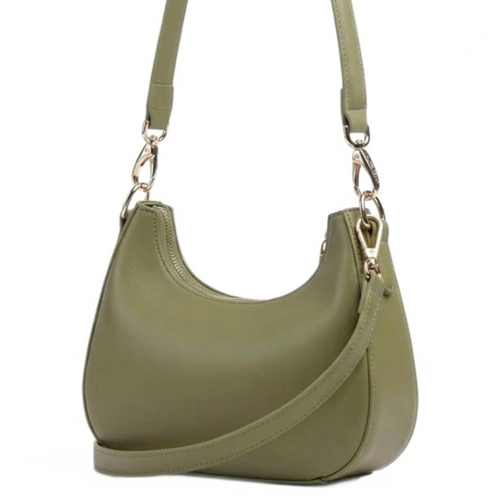 VALENTINO, ZERO RE HOBO BAG (VBS7B305), OLIVA, UNICA