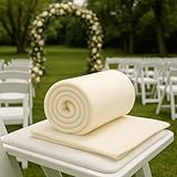 Betz Fleecedecke 130x170 cm 180g/m² – Weiche Wohndecke & Kuscheldecke – Flauschige Sofadecke als Tagesdecke – Leicht, wärmend & pflegeleicht – Farbe Creme