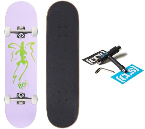 Image of [CCS] Skateboard Complete | Maple Wood | Professional Grade | Fully Assembled with Skate Tool & Stickers | Adults, Kids, Teens, Youth | Boys & Girls