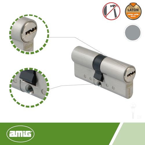 Cilindro de alta seguridad Amig antitaladro para proteger tu carpintería metálica 4