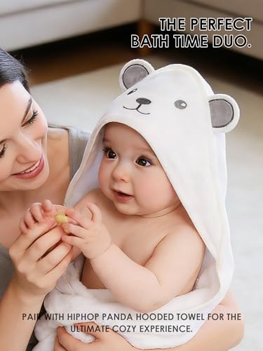 HIPHOP PANDA Ultra Soft Baby Washcloths 2 Layer Absorbent Wash Cloths - image 8