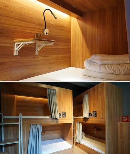 Image of 2-Pack Modern Gold Bed Reading Light Wall Mount Lamp, 25 Focused Beam 3000K Warm White for Bedroom Decor, Luxury Reading Lamps for Bed Headboard, 4.92ft Plug-in, AC 85-265V