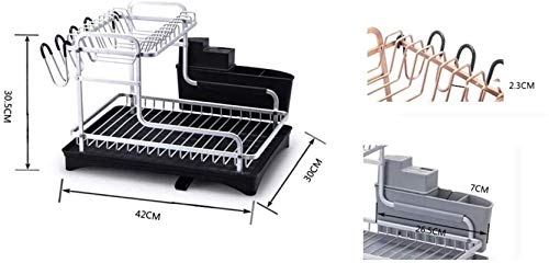 Dish Drying Shelf Dish Drying Shelf Countertop And Wall Organization Dish Racks High Capacity 2 Laye