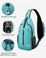 WATERFLY Sling Rucksack Sling Bag Schulterrucksack Umhängetasche – Ansicht 4