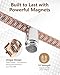 Feraco Copper Magnetic Therapy Bracelet for Men with 5X Strength Magnets,99.99% Pure Copper Therapy Bracelet with 5000 Gauss Magnets