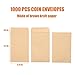 Budgenix #1 1000 Pcs Small Coin Envelopes 2.25
