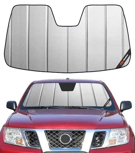 Pigenius Windshield Sun Shade for Nissan Frontier 2005-2021, Xterra 2005-2015, for Suzuki Equator...